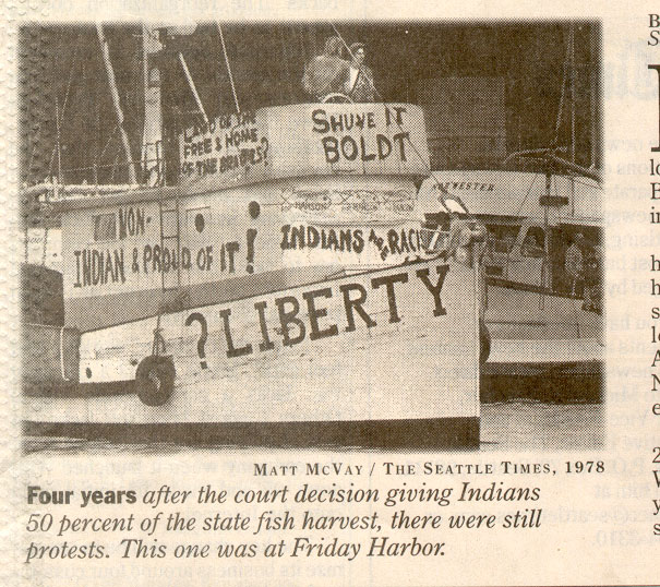 The Fishin Protests at Franks Landing Seattle Civil Rights and Labor